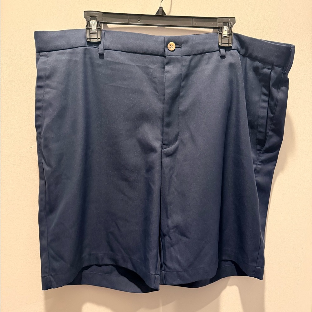 Peter Millar Deep Blue Flat Front Men's Shorts